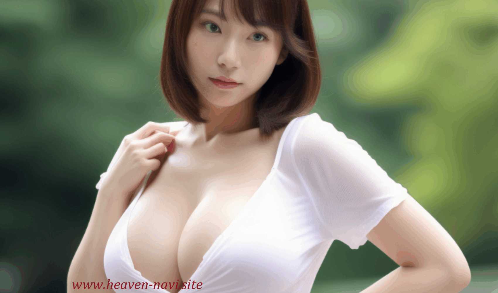 巨乳な素人女性